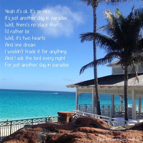 lyrics just another day in paradise|Another Day in Paradise .